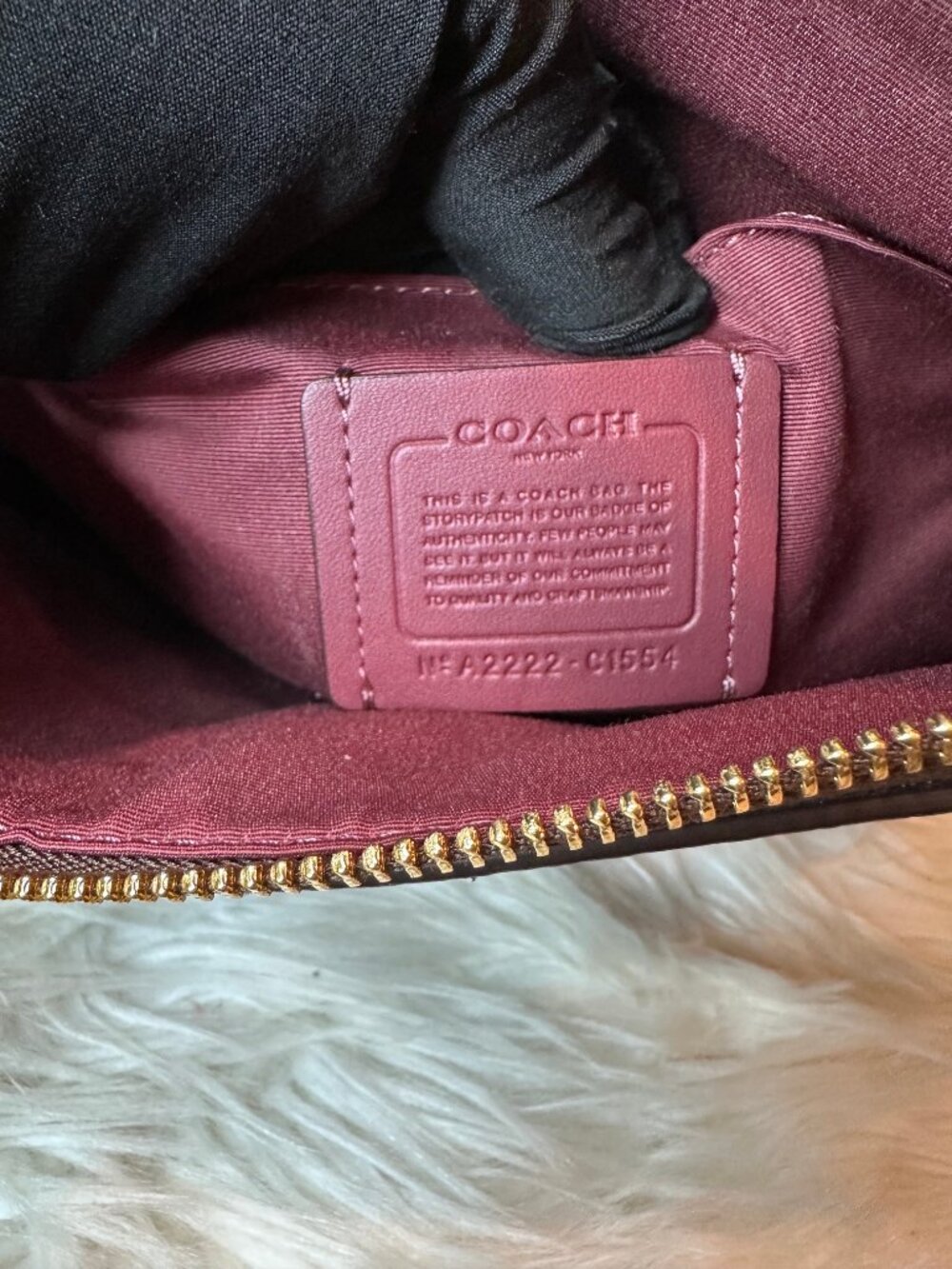 Coach Rowan Crossbody File Bag In Red/Signature Canvas - Picture 11 of 11